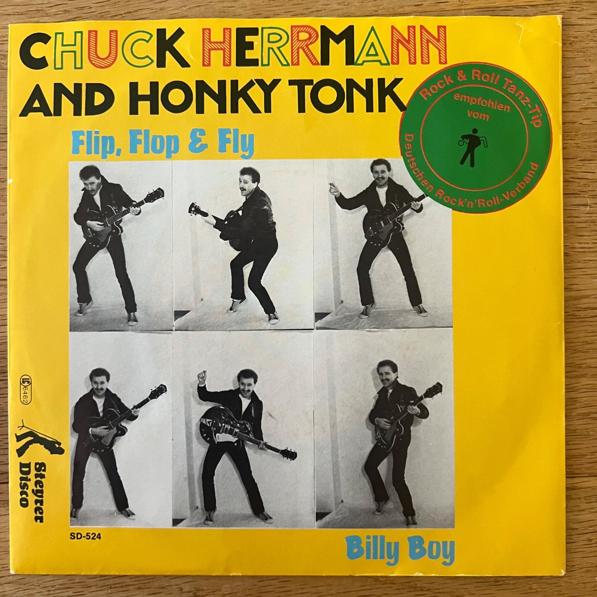 Chuck Herrmann & Honky Tonk - Flip, Flop & Fly / 1. D-Press. 1981 - (M-/M-)