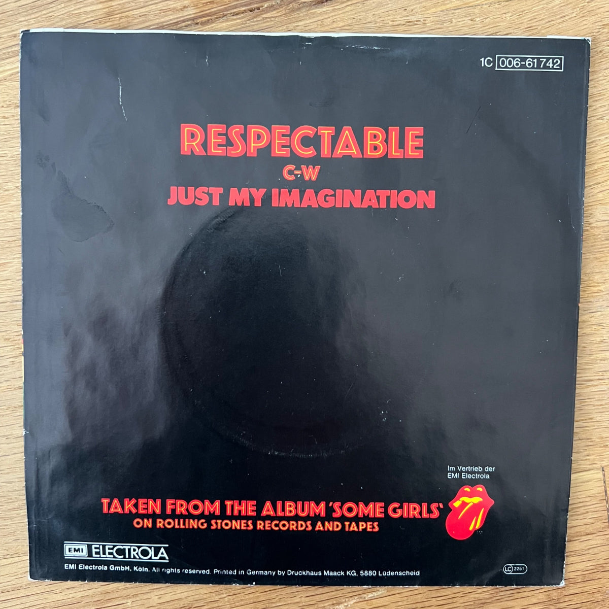 Rolling Stones - Respectable / 1. D-Press. 1978  - (M-/M-)