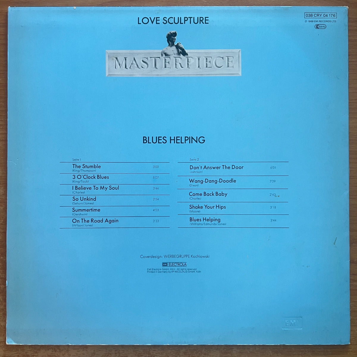 Love Sculpture - Blues Helping / D-Press. RE - (M-/VG++)