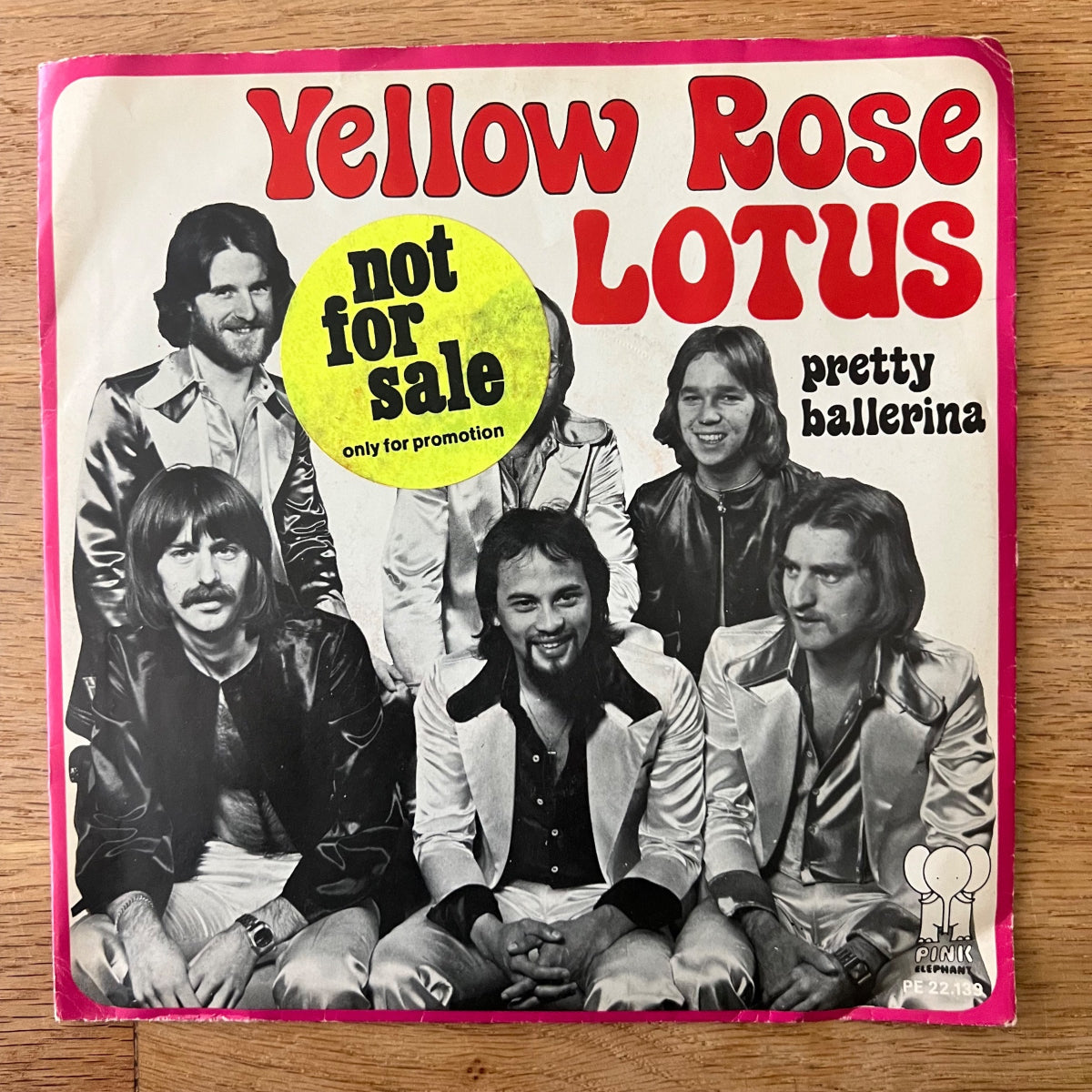Lotus - Yellow Rose / 1. NL-Press. 1976 - (M-/VG++)