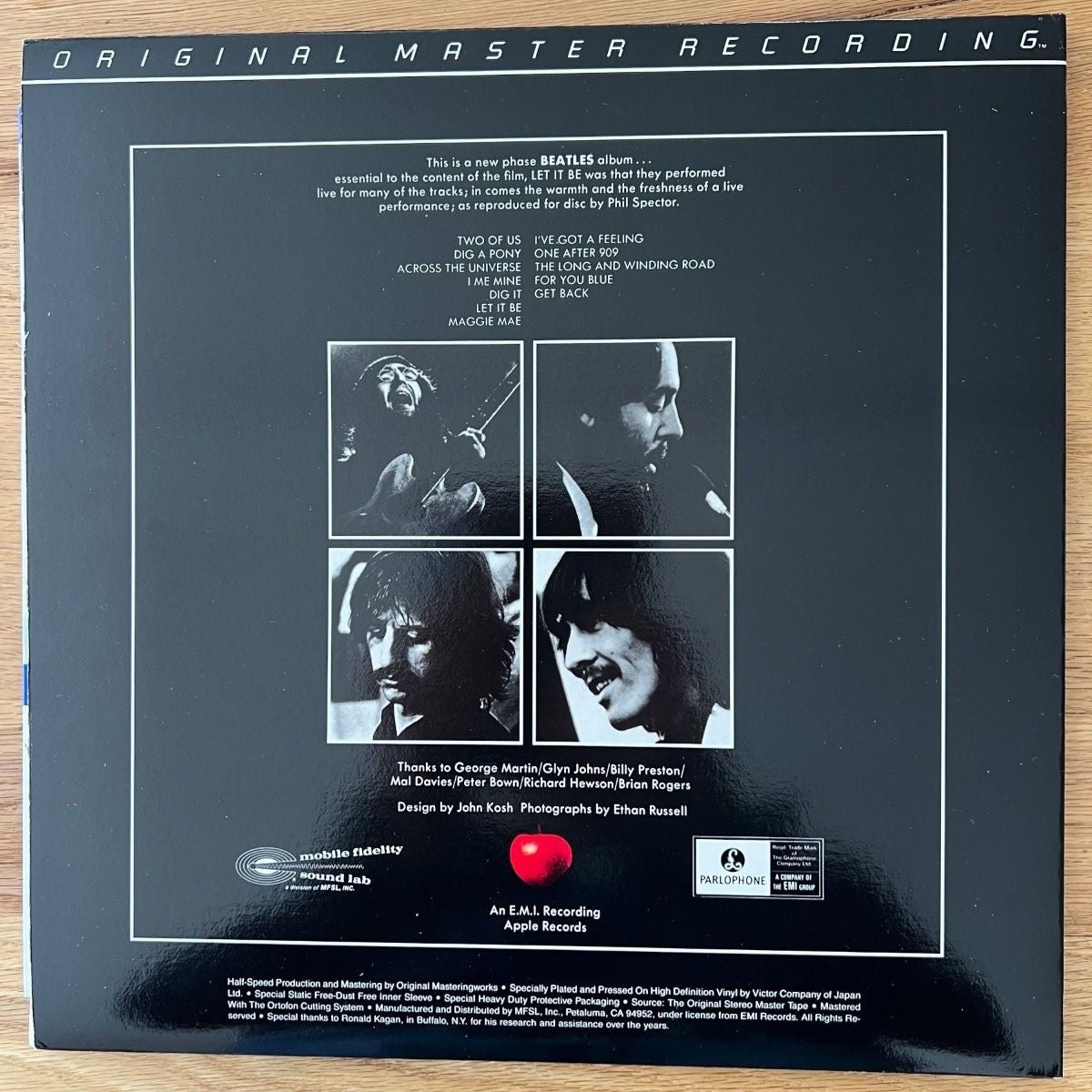Beatles - Let It Be / Audiophile MFSL 1986 - US 1986 - (M-/M-)
