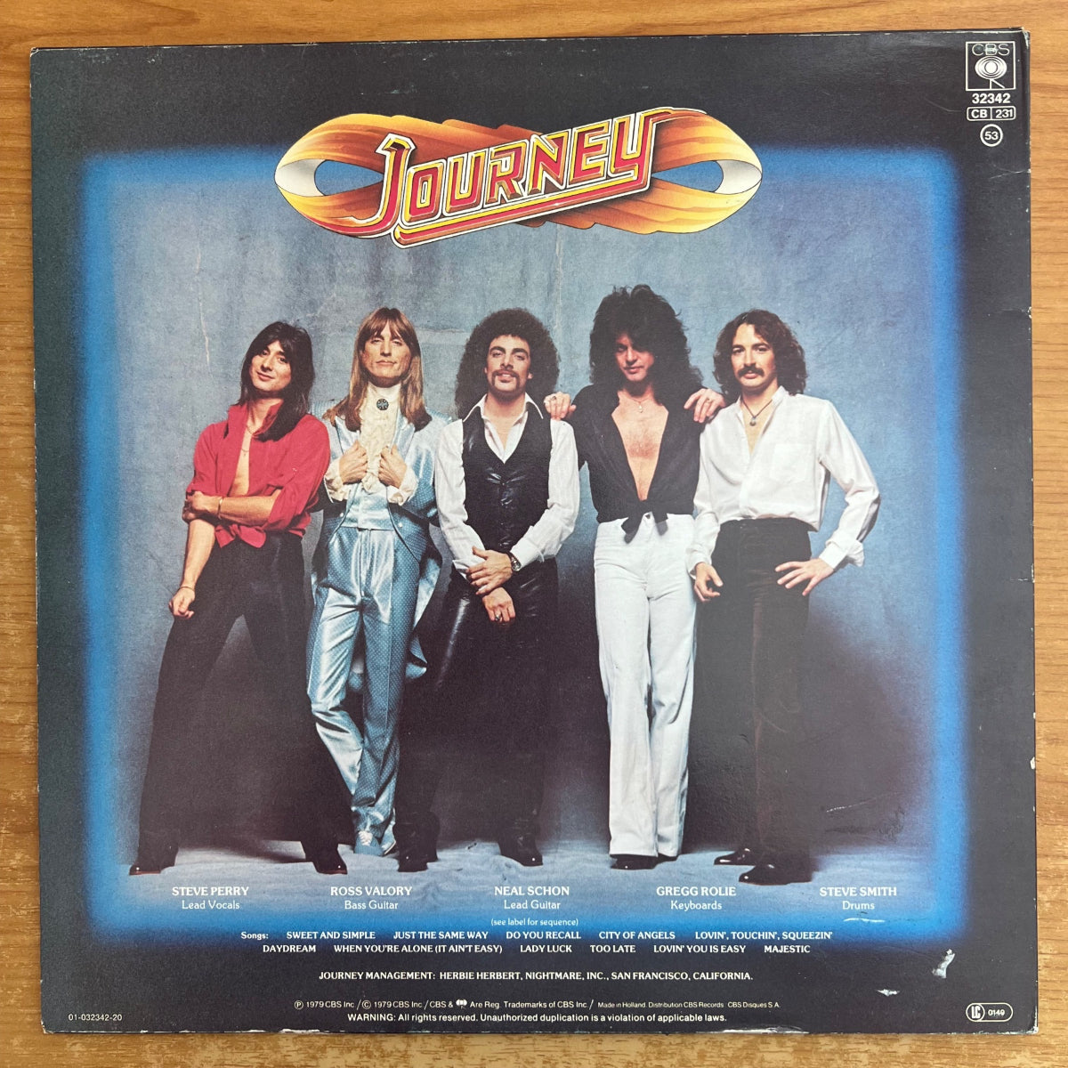 Journey - Evolution / 1. NL-Press. 1979 - (M-/VG++)