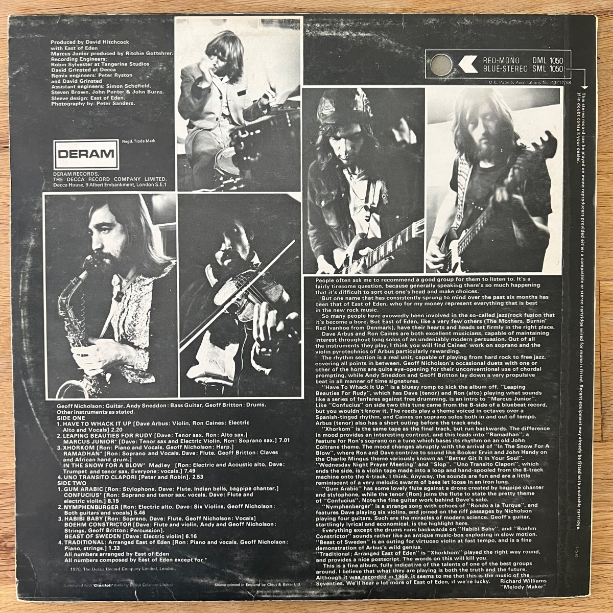 East Off Eden - Snafu / 1. UK-Press. 1970 - (VG++/VG+)