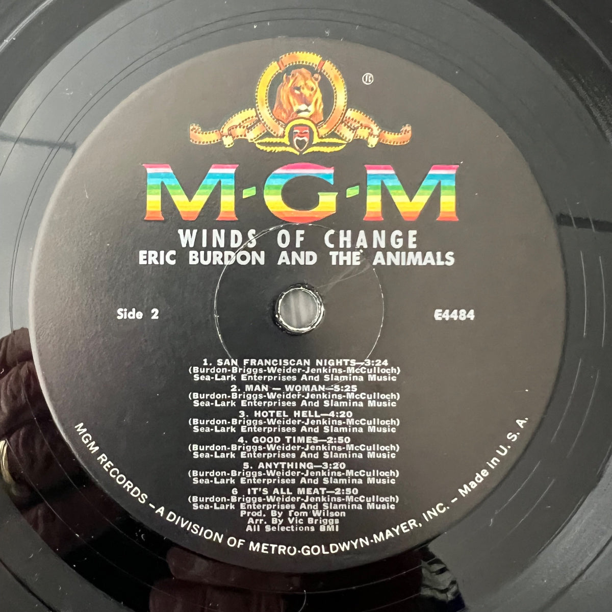Eric Burdon & The Animals - Winds Of Change / 1. US-Press. 1967 - Mono - (M-/VG)