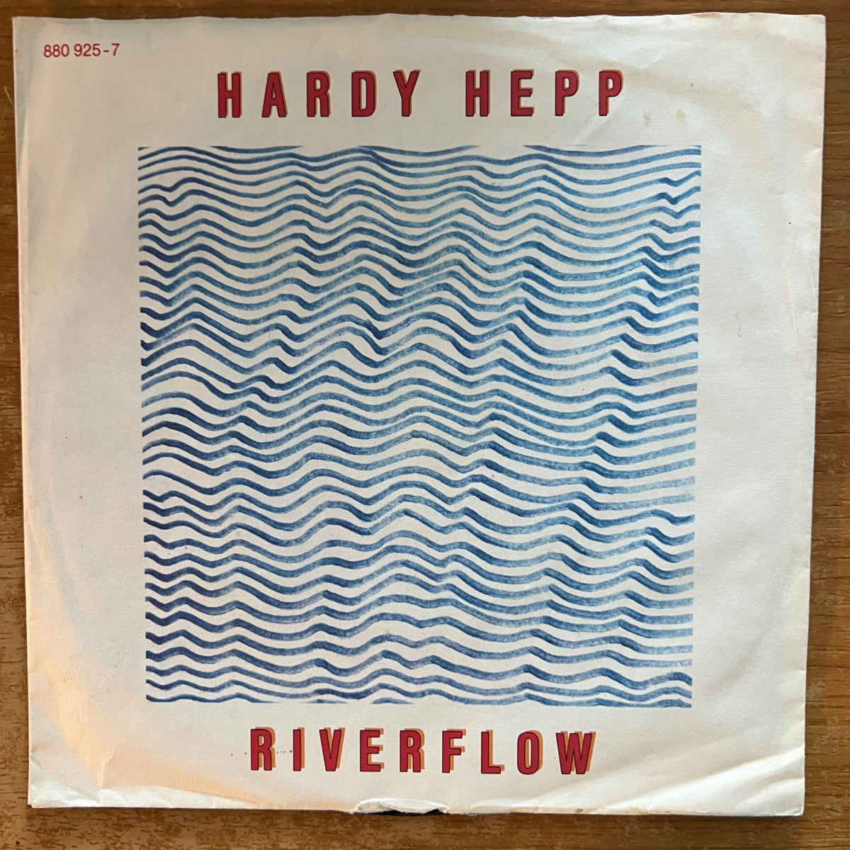 Hardy Hepp (Krokodil) - Riverflow / 1. D-Press. 1985 - (VG+/VG+)