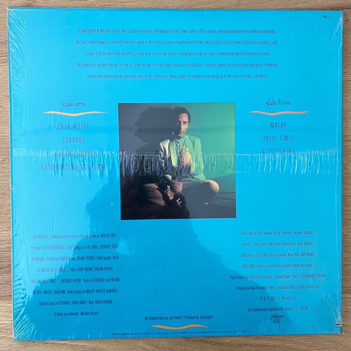 Jon Hassell - Dream Theory In Malaya / 1. US-Press. 1981 - (M-/VG++)