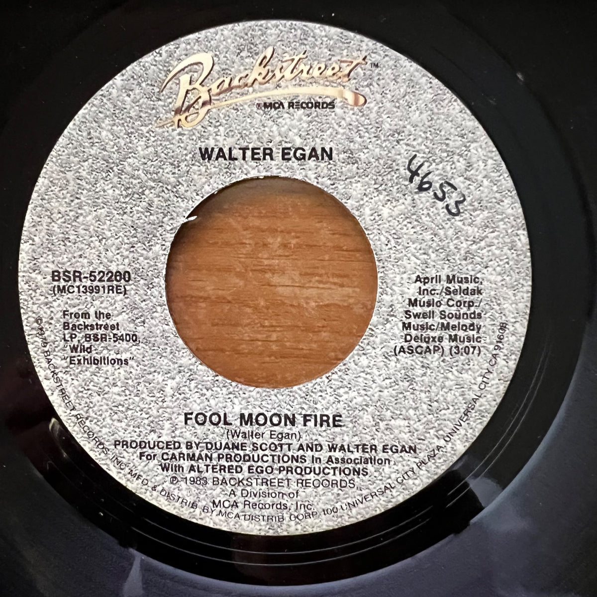 Walter Egan - Fool Moon Fire / 1. US-Press. 1983 - (M-/VG++)