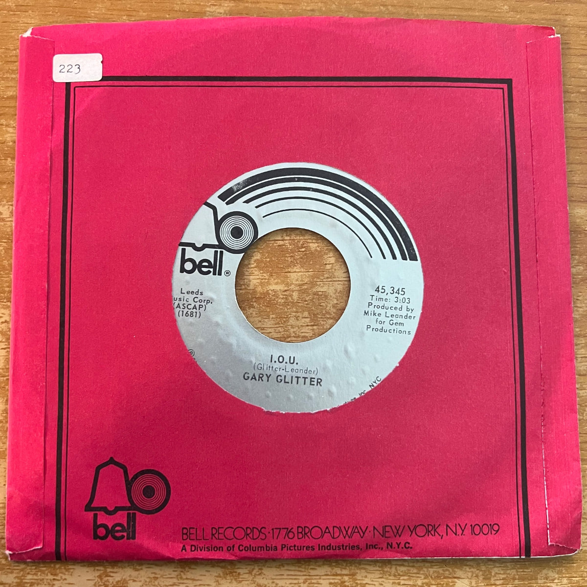 Gary Glitter - Baby Please Don't Go / 1. US-Press. 1973 - (VG++/VG++)