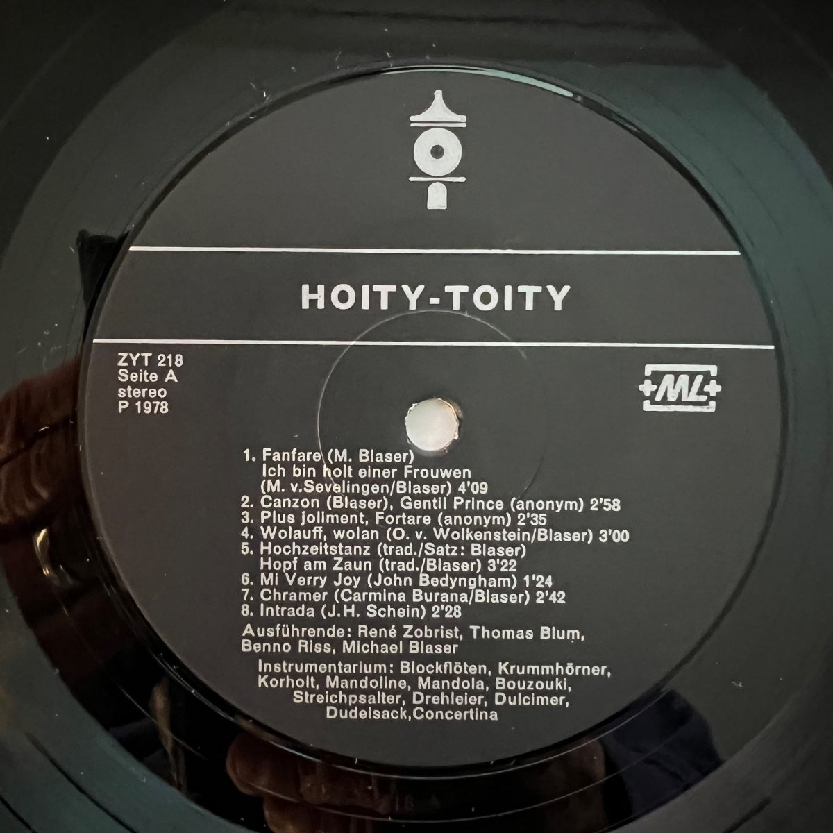 Hoity-Toity - Same / 1. Swiss-Press. 1978 - (M-/VG++)