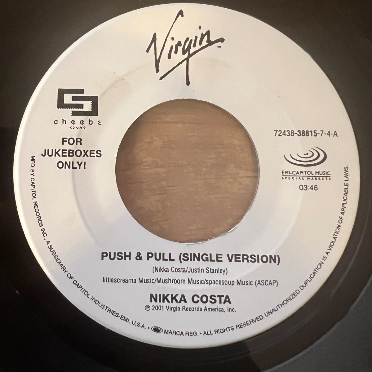 Nikka Costa - Push & Pull / US-Press. 2001 - Juke Box Ed. - (M-/Neutral)