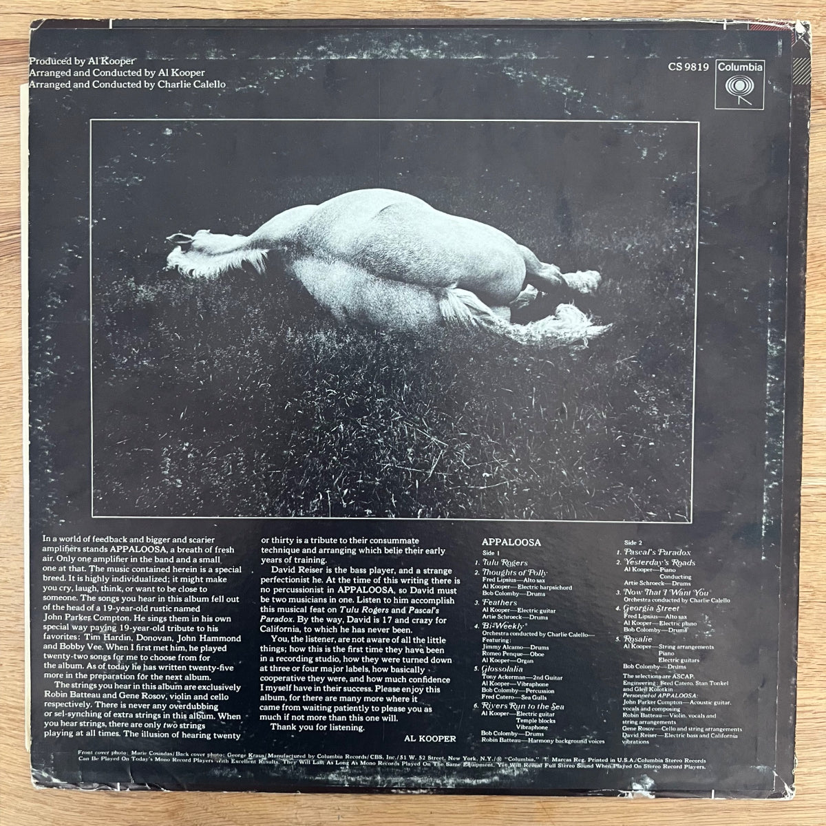 Appaloosa - Same / 1. US-Press. 1969 - (M-/VG)