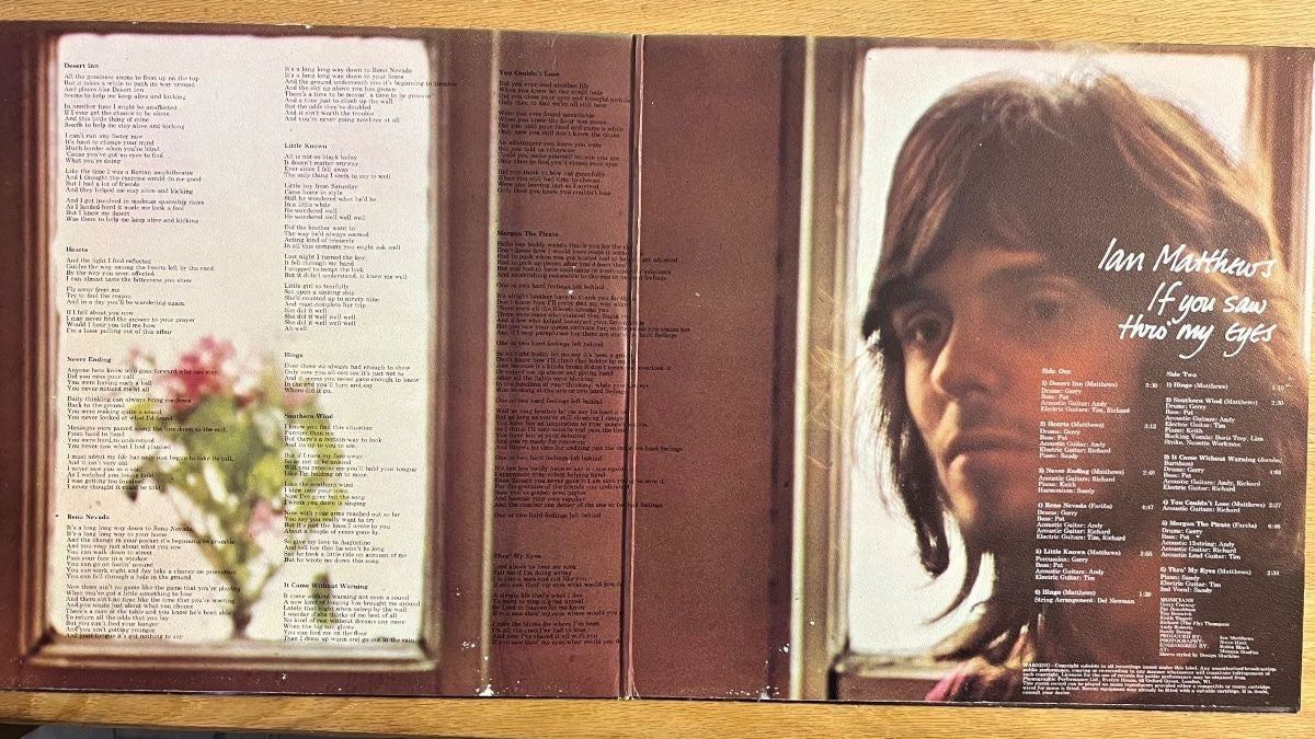 Ian Matthews - If You Saw Thro' My Eyes / 1. UK-Press. 1971 - (M-/VG++)