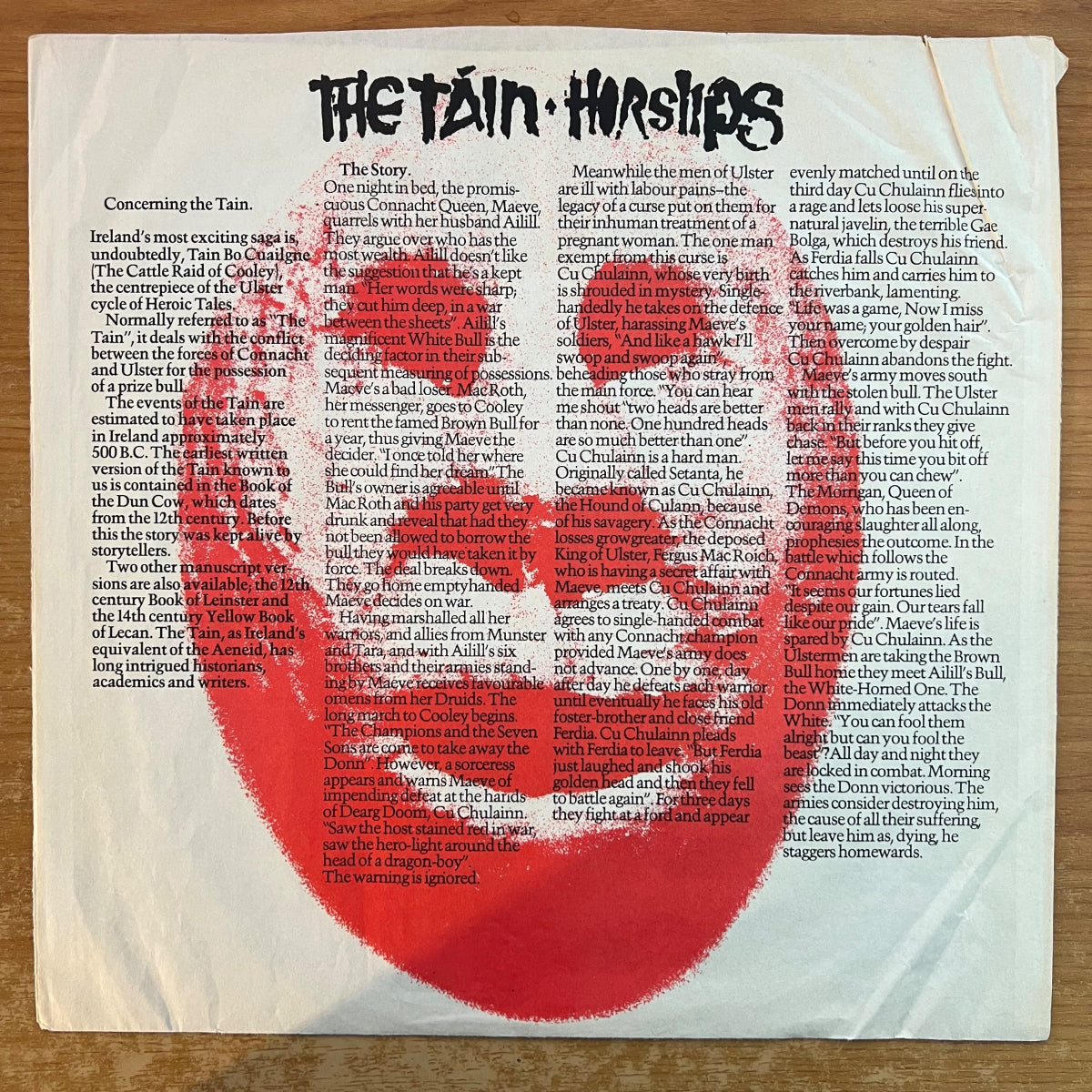 Horslips - The Táin / 1. US-Press. 1974 - (VG+/VG+)