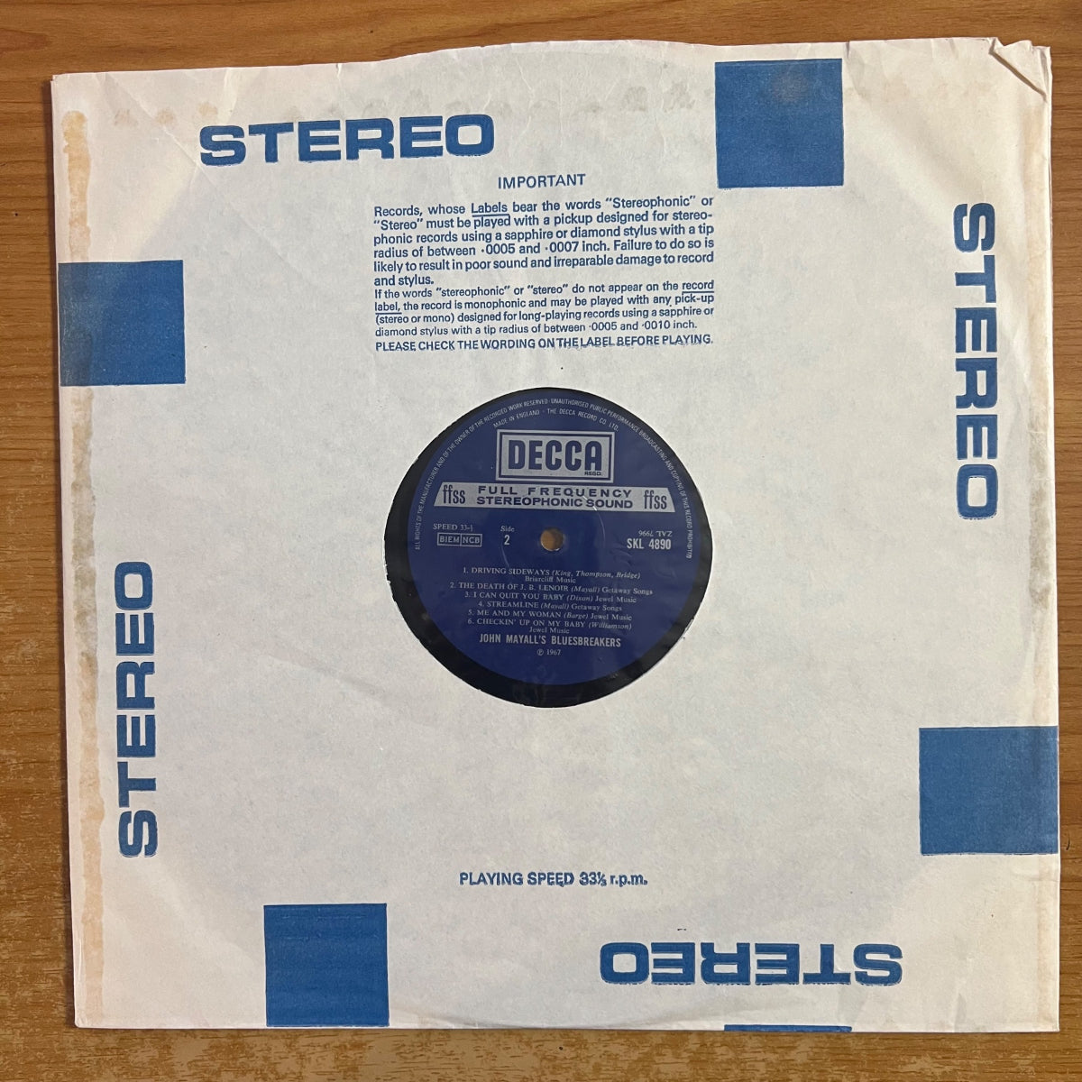 John Mayall's Bluesbreakers - Crusade / UK-Press. 1971 - (M-/VG+)