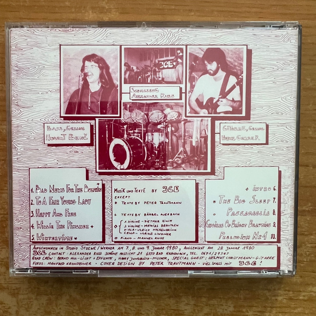 Ice - Opus 1 / CD - 1re D-Press. 1992 sur CD - (M-/M-)