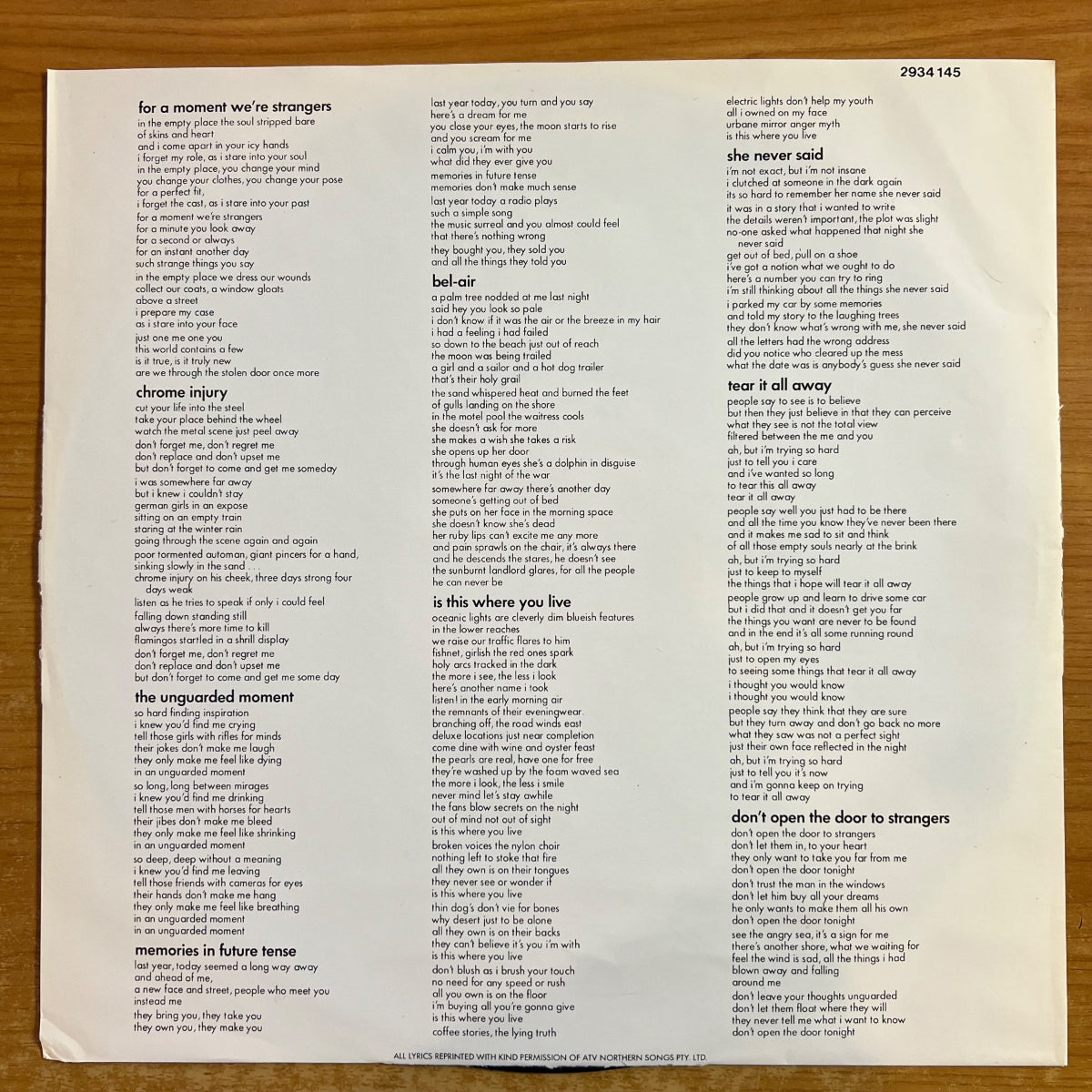 Church - Same / 1. D-Press. 1982 - (M-/VG++)