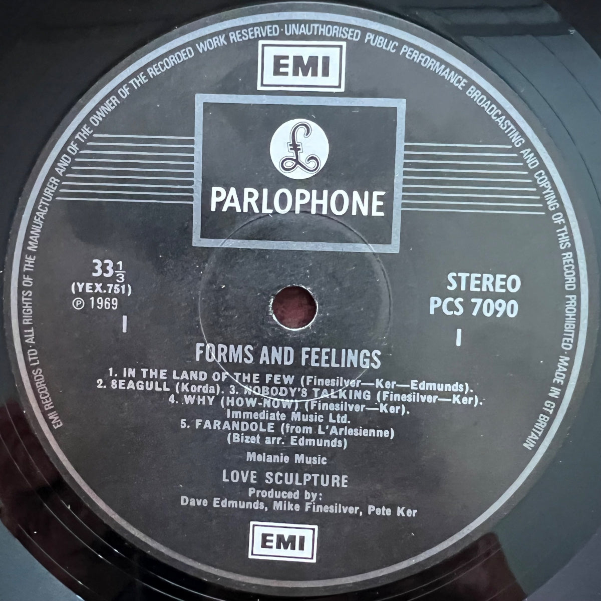 Love Sculpture - Forms And Feelings / UK-Press. 1974 - (M-/VG+)
