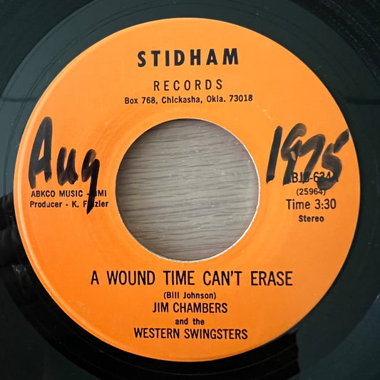Jim Chambers & Western Swingsters - A Wound Time Can't Erase / 1. US-Press. 1975 - (M-/Neutral)