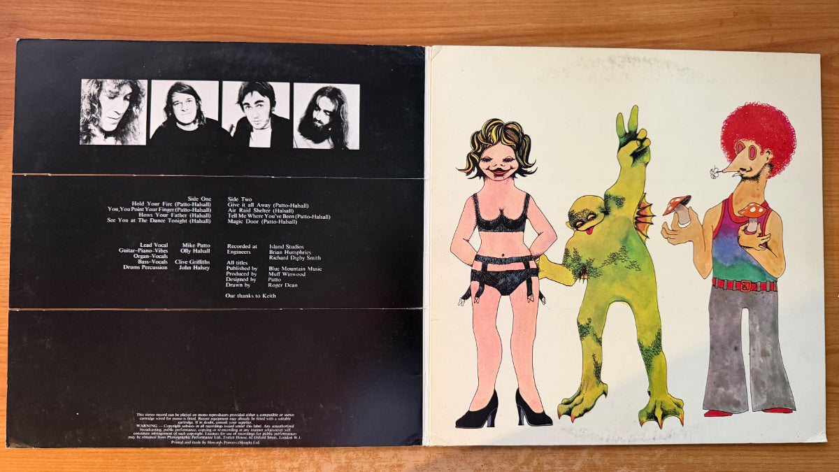 Patto - Hold Your Fire / 1. UK-Press. 1971 - Gimmix Fold-Out Cover - (M-/VG++)