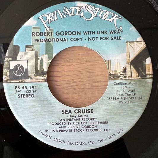 Robert Gordon & Link Wray - Sea Cruise / US Promo 1978 - (M-/Neutral)