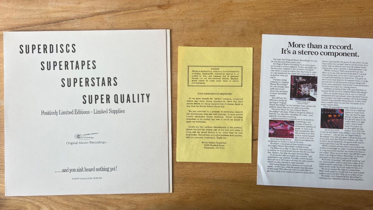 Pink Floyd - Dark Side Of The Moon / Audioph. MFSL 1979