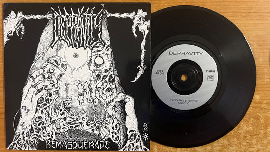 Depravity - Remasquerade / 1. France-Press. 1992 -4 Track EP - (M-/M-)