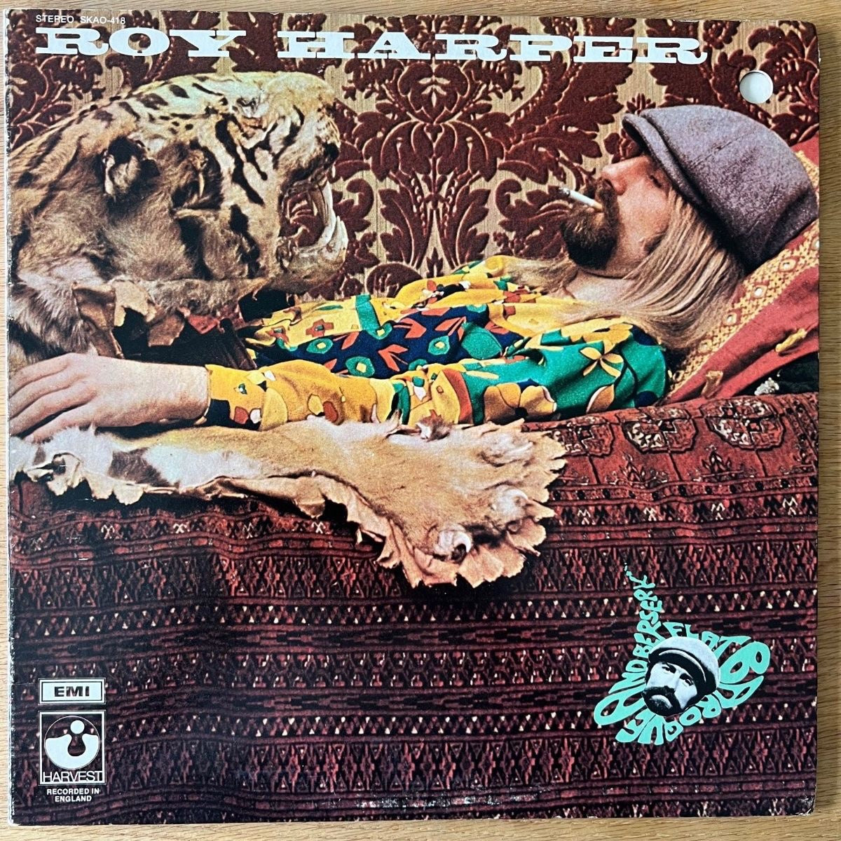 Roy Harper - Flat Baroque And Berserk / 1ère édition américaine. 1970 - (M-/VG+)