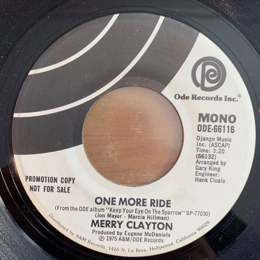 Merry Clayton - One More Ride / US-Promo 1975 - (M-/Neutral)