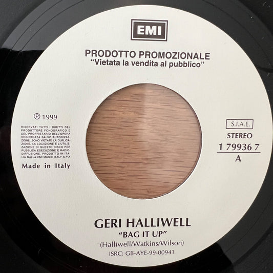 Geri Halliwell , Orishas - Bag It Up , 537 C.U.B.A. / Split 7" - Italy-Promo 2000 - (VG+/Neutral)