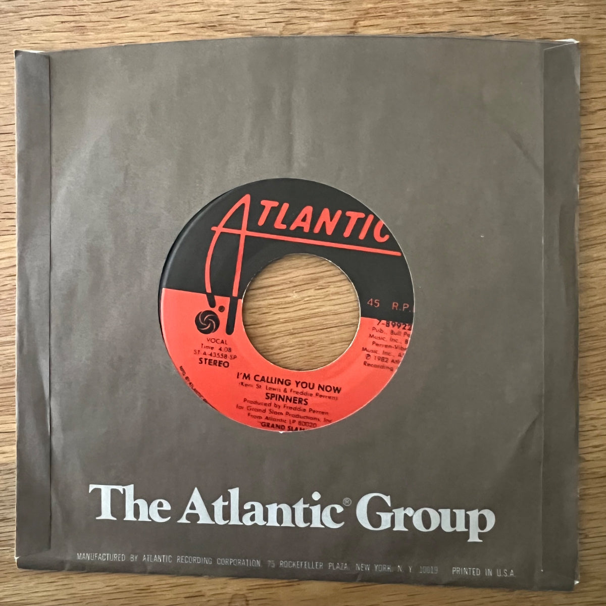 Spinners - Funny How Time Slips Away / 1. US-Press. 1982 - (VG++/VG++)