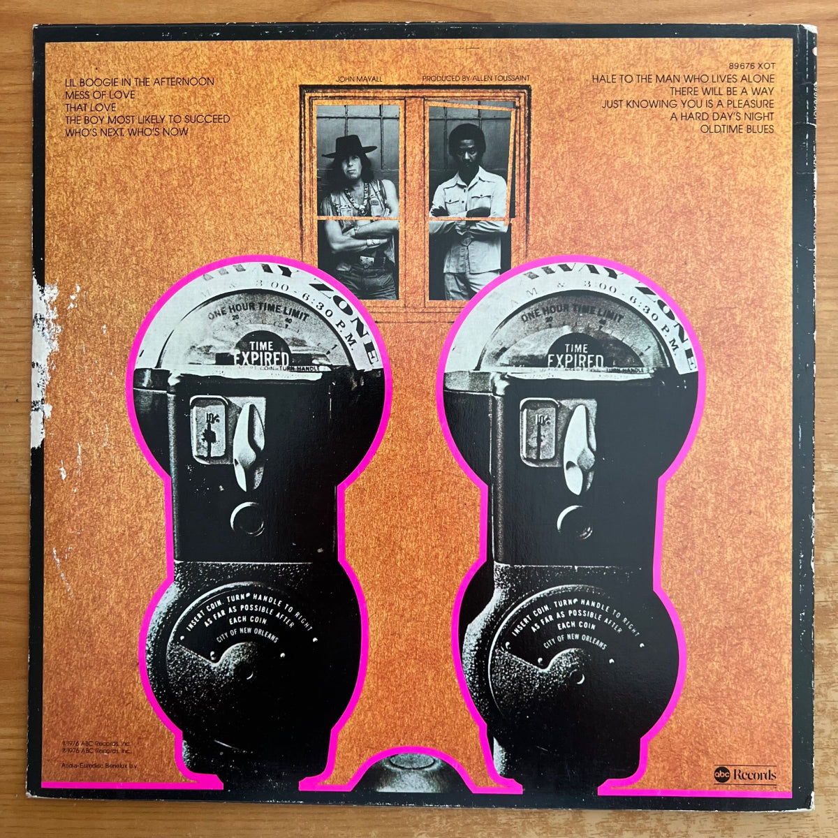 John Mayall - Notice To Appear / 1. D-Press. 1976 - (M-/VG+)