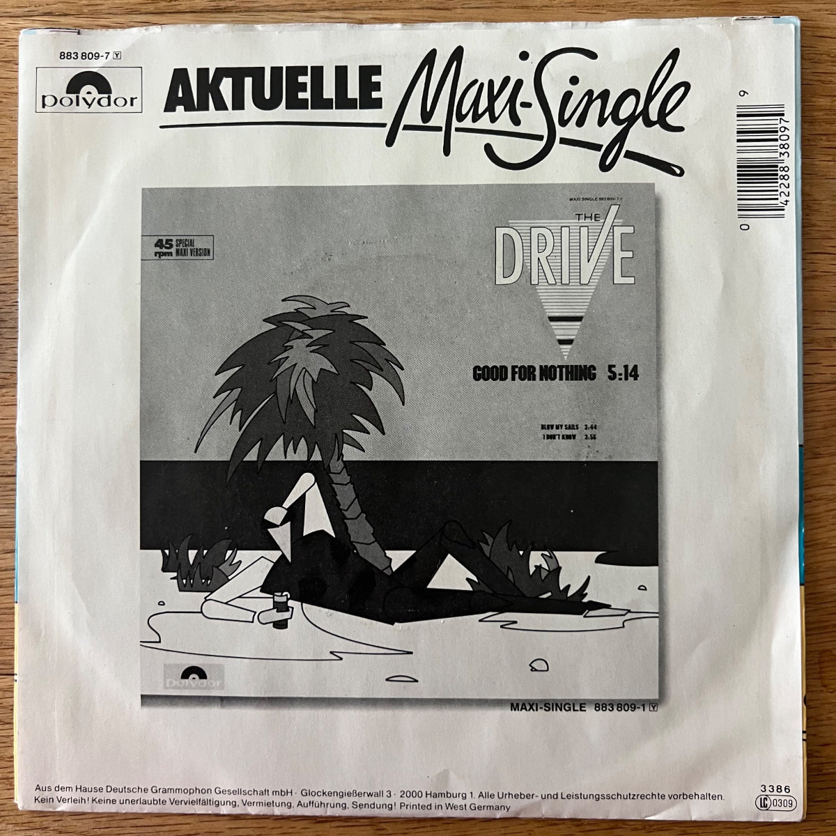 Drive - Good For Nothing - 1. D-Press. 1986 - (VG++/VG++)