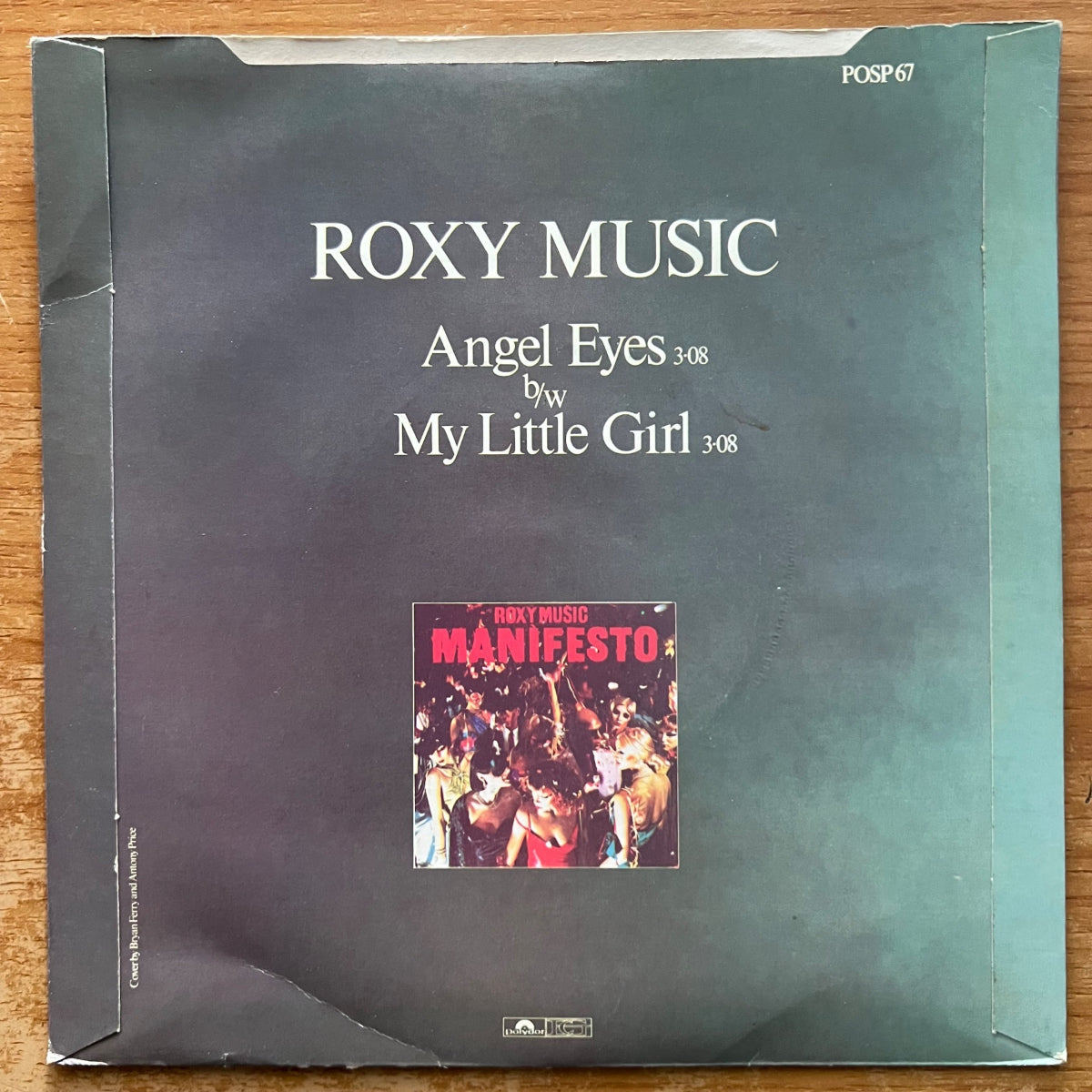 Roxy Music - Angel Eyes / 1. UK-Press. 1979 - (VG++/VG++)