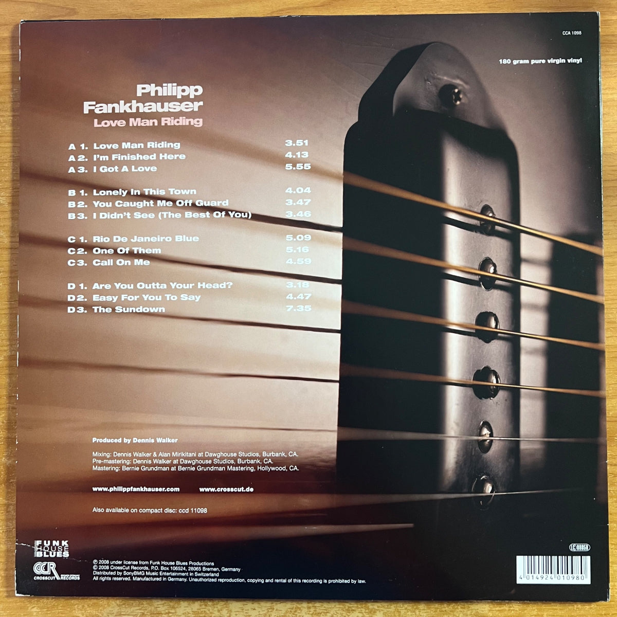 Philipp Fankhauser - Love Man Riding / 2 LP - 1. D-Press. 2008 - (Mint / VG++)