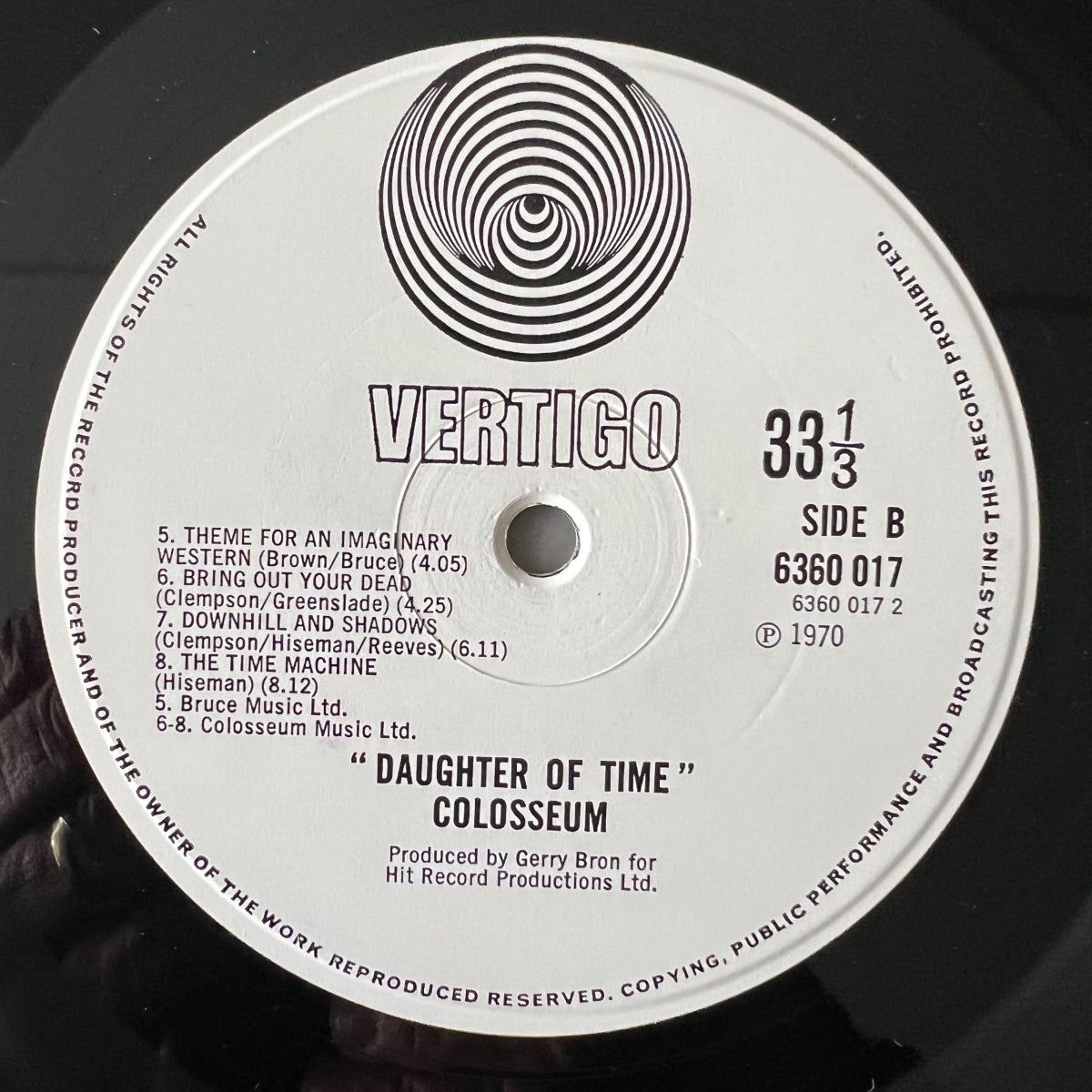 Colosseum - Daughter Of Time / 2. UK-Press. 1971 - (M-/VG++)