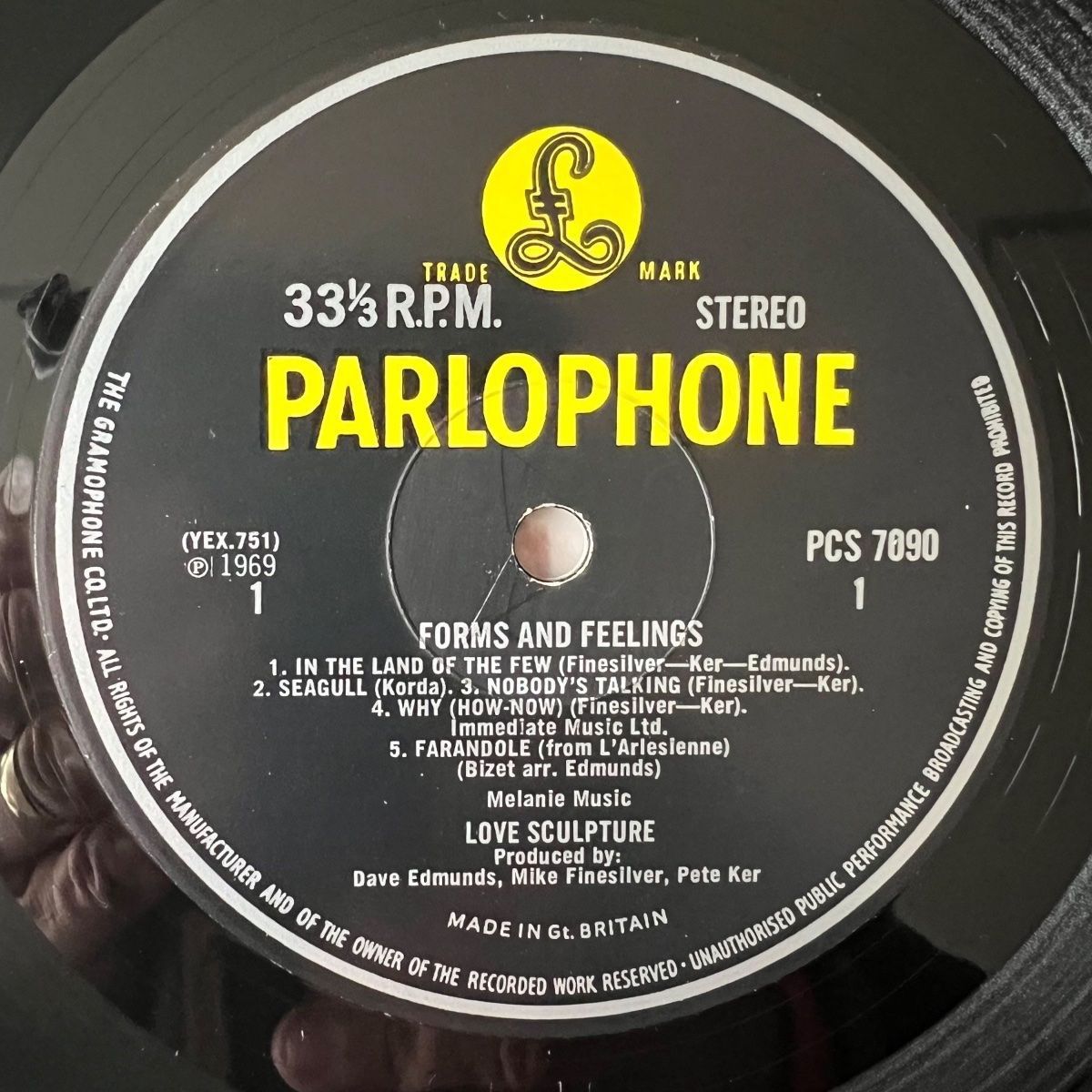 Love Sculpture - Forms And Feelings / 1. UK-Press. 1969 - (M-/VG++)