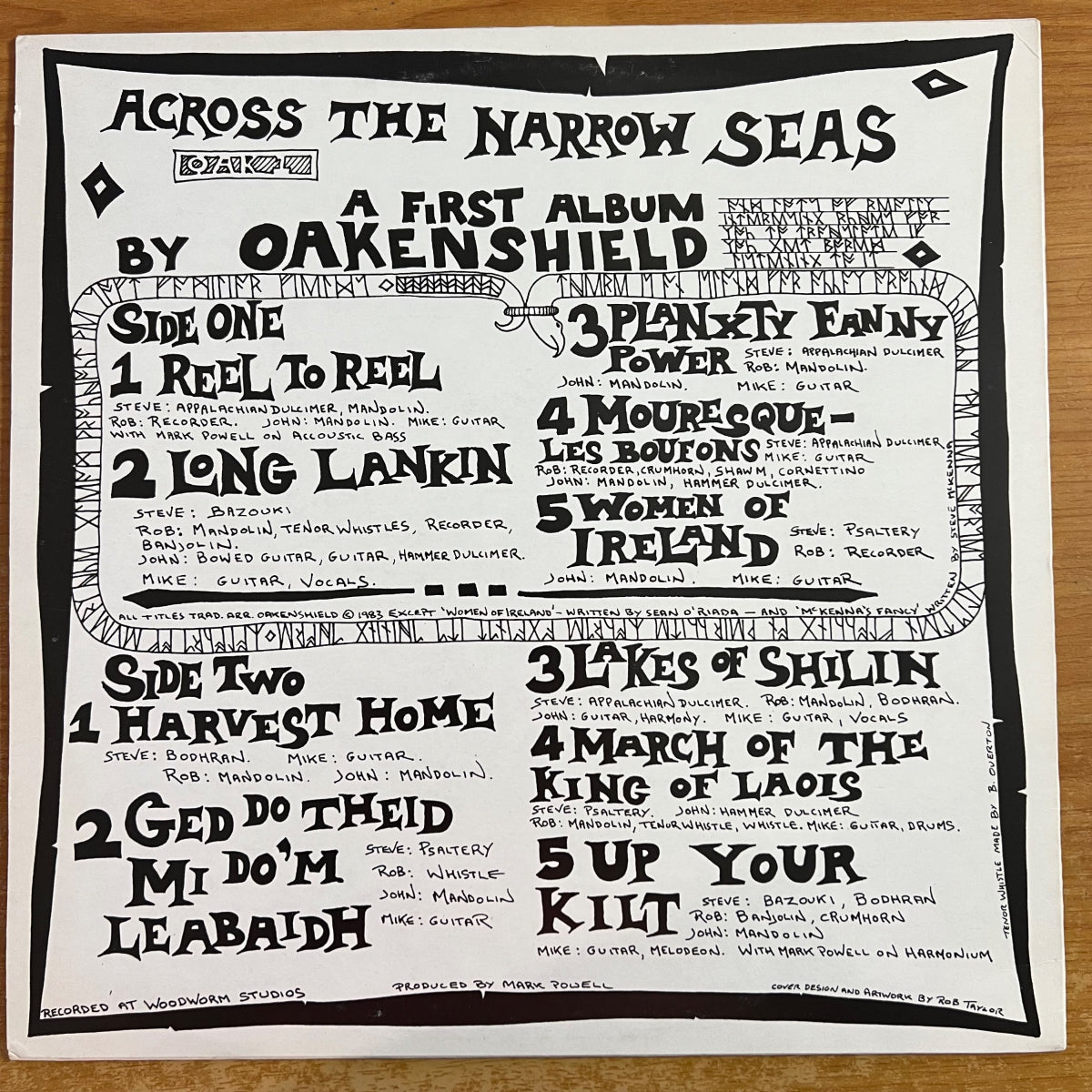 Oakenshield - Across The Narrow Seas / 1. UK-Press. 1983 - (M-/VG++)