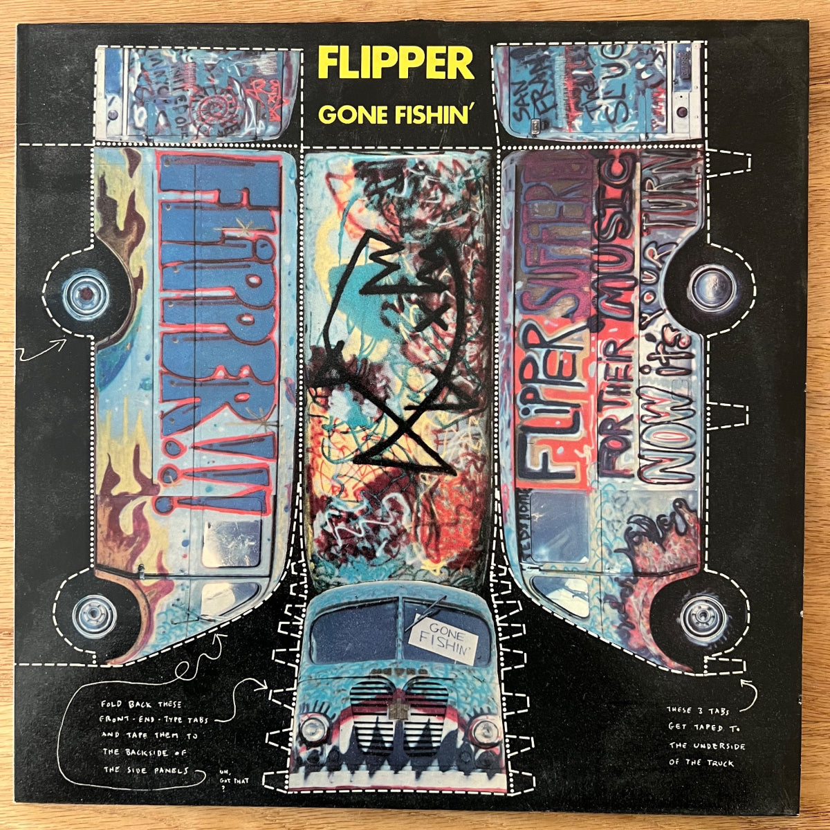 Flipper - Gone Fishing' / 1. UK-Press. 1987 - TOP