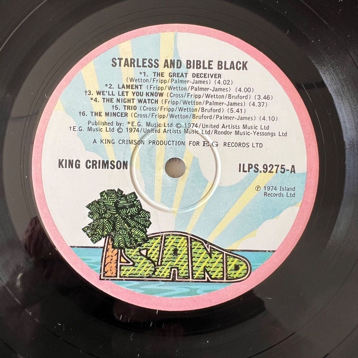 King Crimson - Starless And Bible Black / 1. UK-Press. 1974 - (M-/VG++)