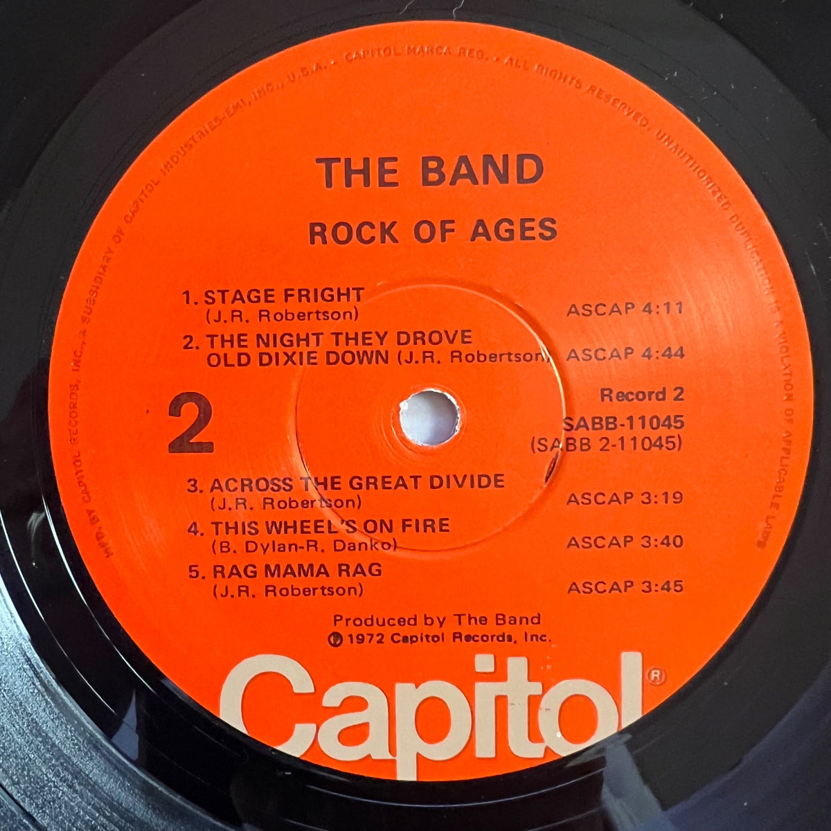 Band - Rock Of Ages / 2 LP - US-Press. 1975 - (M-/VG++)