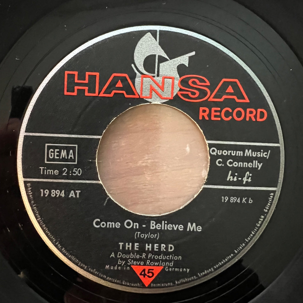 Herd - Paradise Lost / 1. D-Press. 1968 - (VG++/VG+)