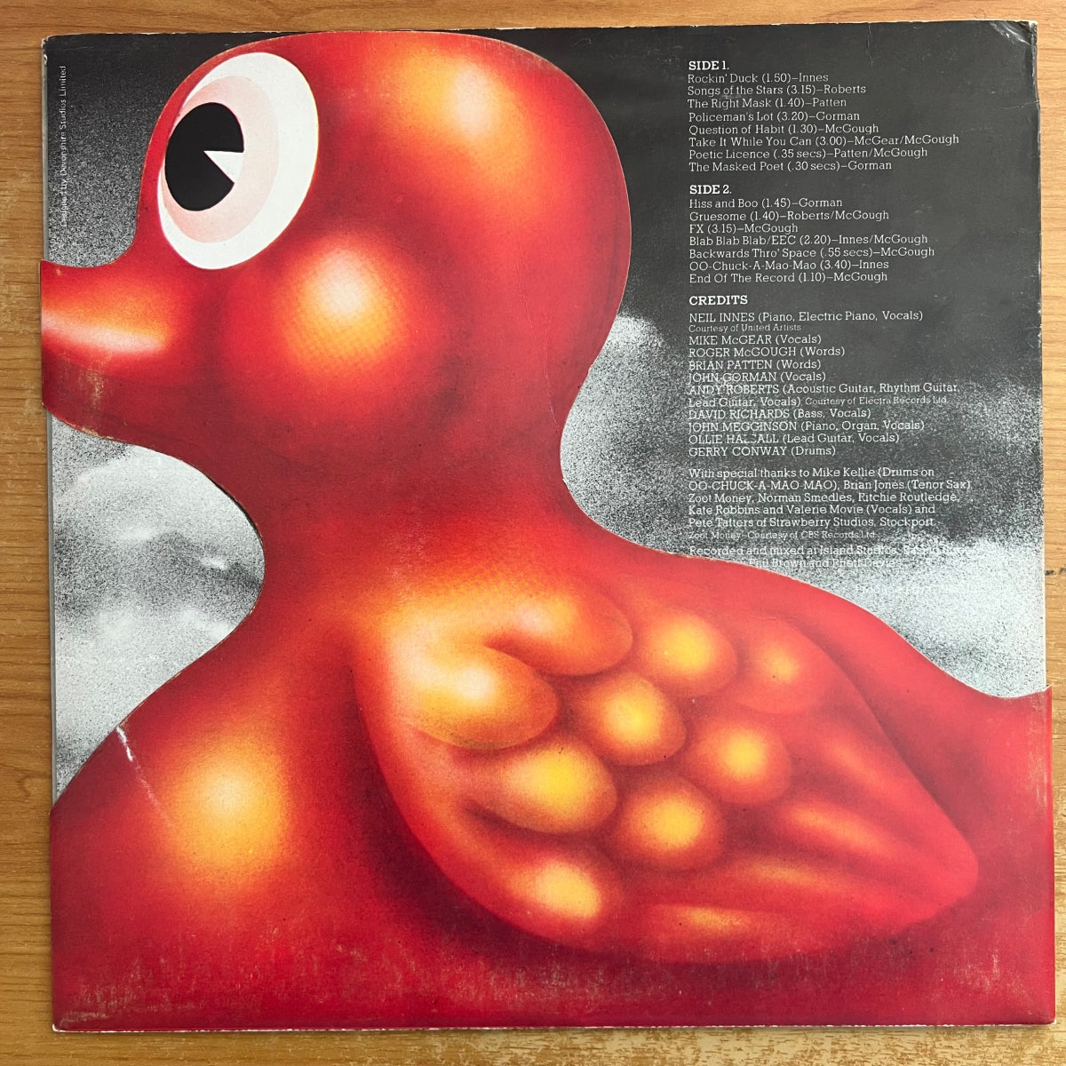 Grimms - Rockin' Duck / 1st UK Press. 1973 - (M-/VG+)