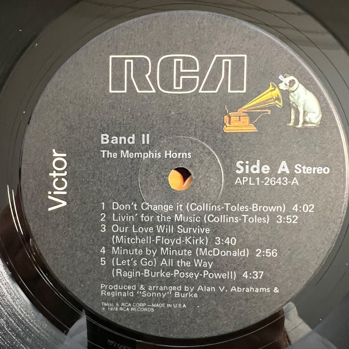 Memphis Horns - Band II / 1. US-Press. 1978 - (VG++/VG+)