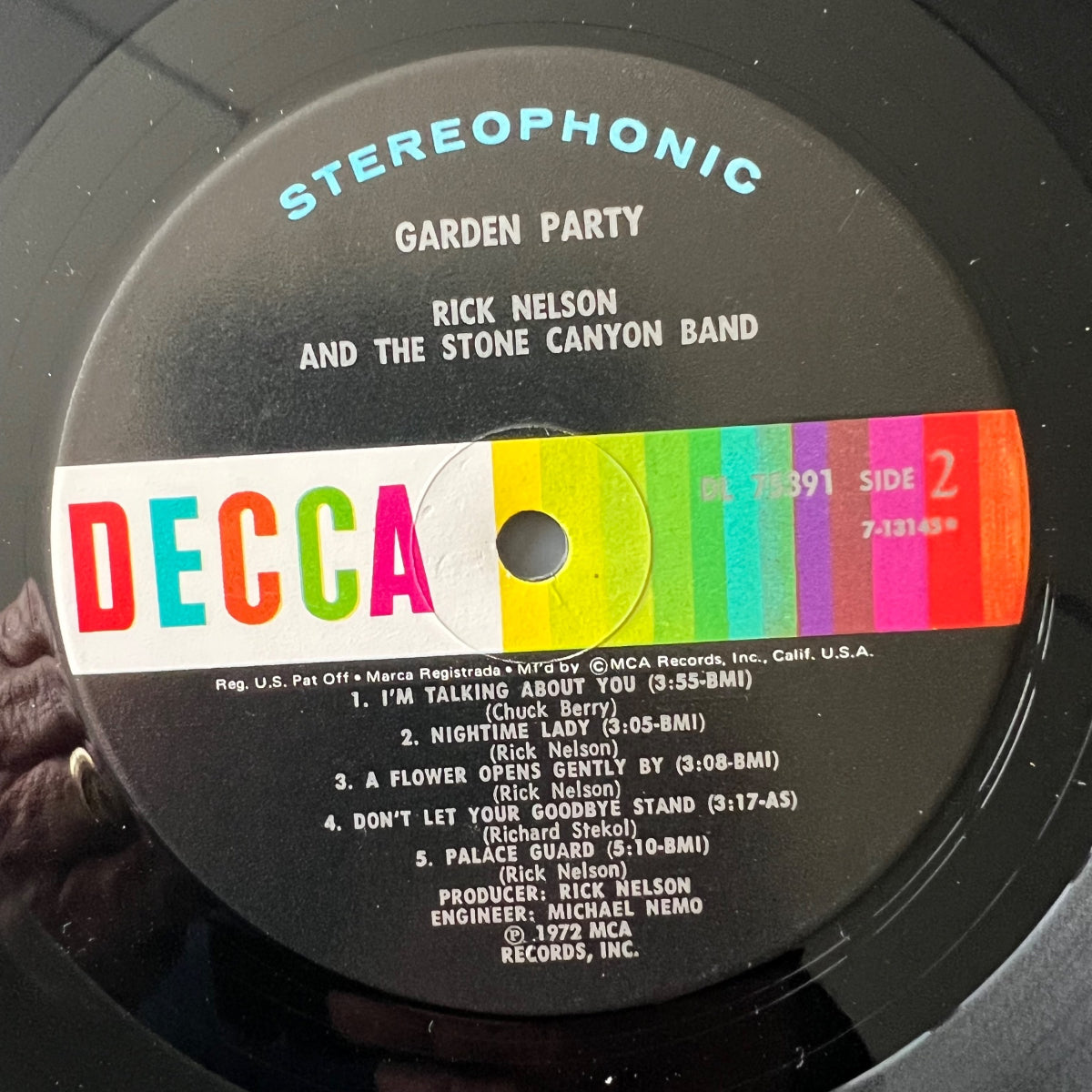Rick Nelson & Stone Canyon Band - Garden Party / 1. US-Press. 1972 - (M-/VG++)