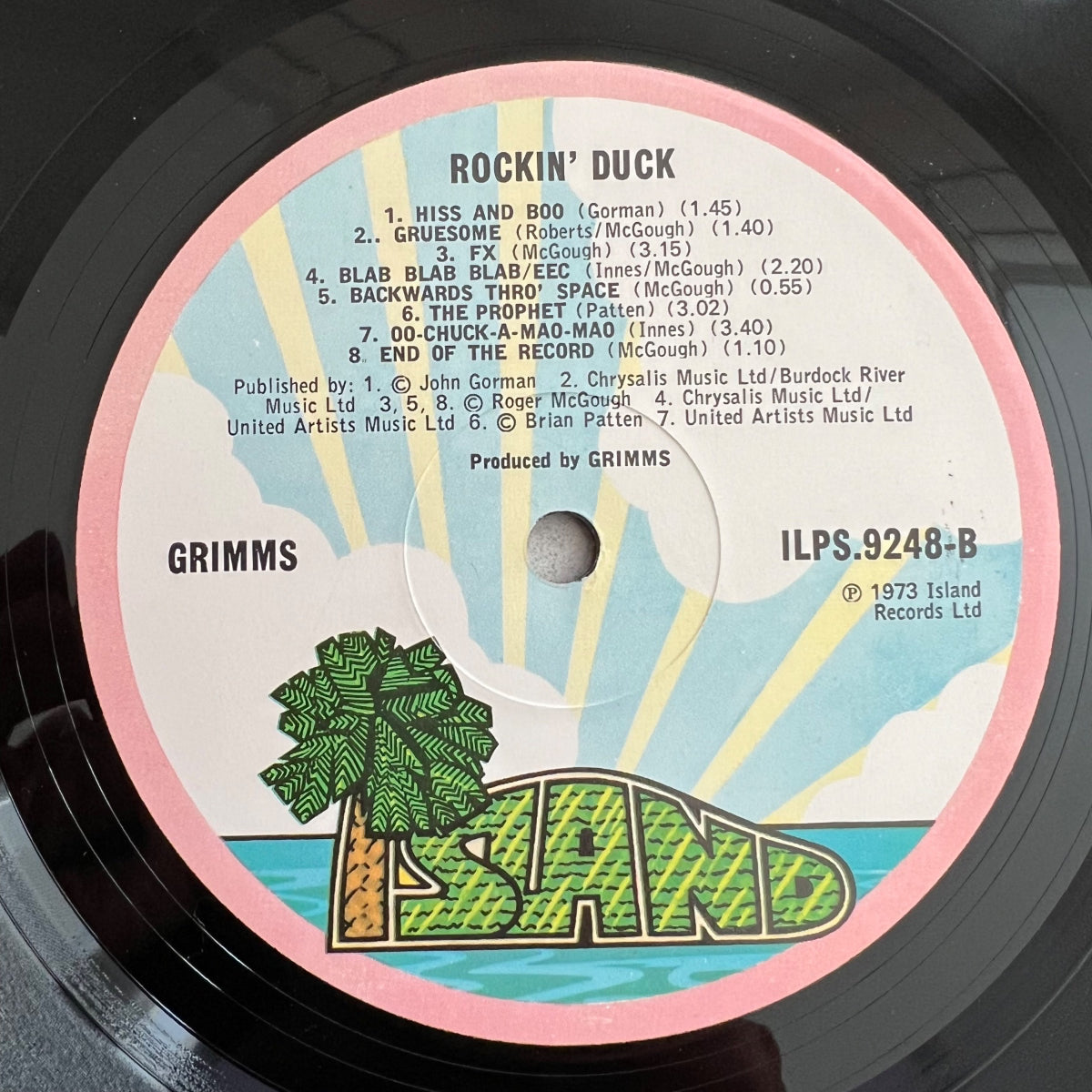 Grimms - Rockin' Duck / 1st UK Press. 1973 - (M-/VG+)