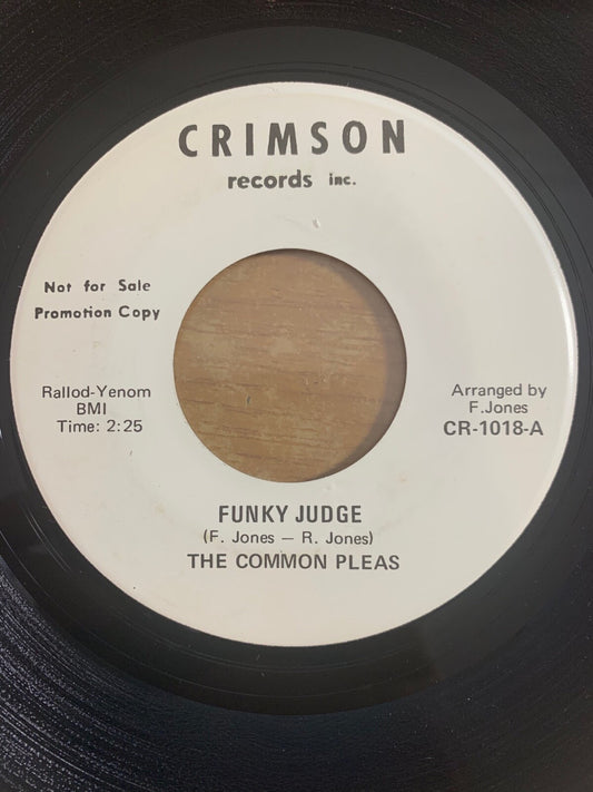 Common Pleas - Funky Judge / US-Promo 1968 - (M-/Neutral)