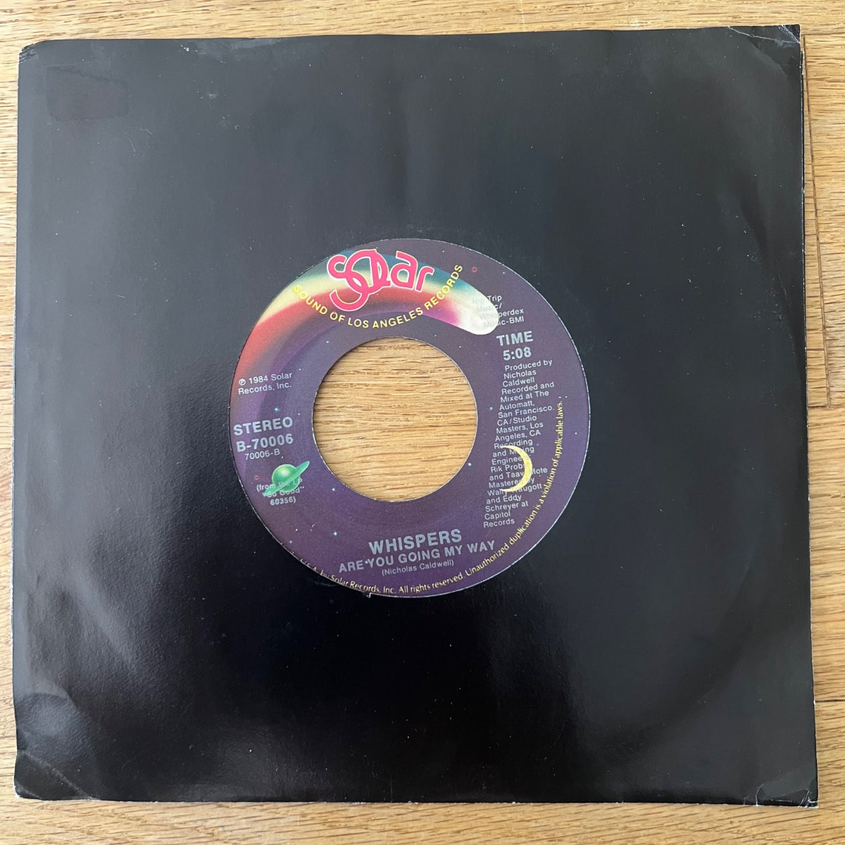 Whispers - Rock Steady / 1. US-Press. 1987 - (M-/Neutral)
