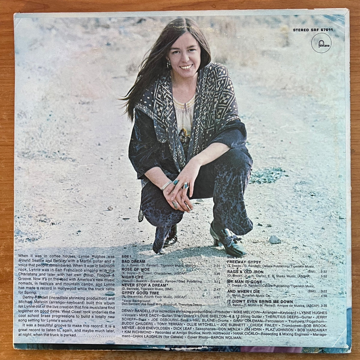 Lynne Hughes - Freeway Gypsy / Promo US 1970 - (M-/VG++)