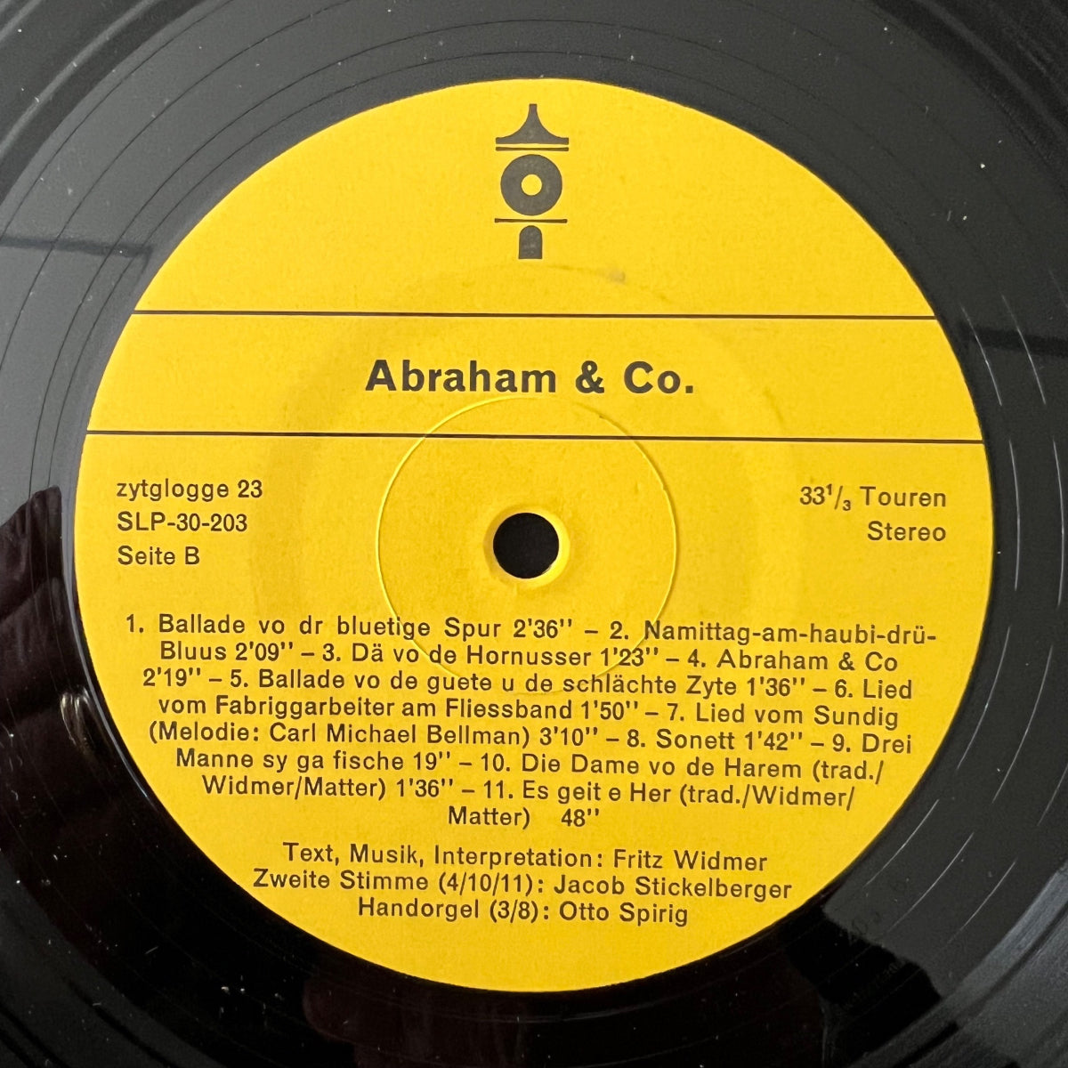 Jacob Stickelberger, Fritz Widmer -. Abraham & Co / 1. Swiss-Press. 1977 - (M-/VG++)