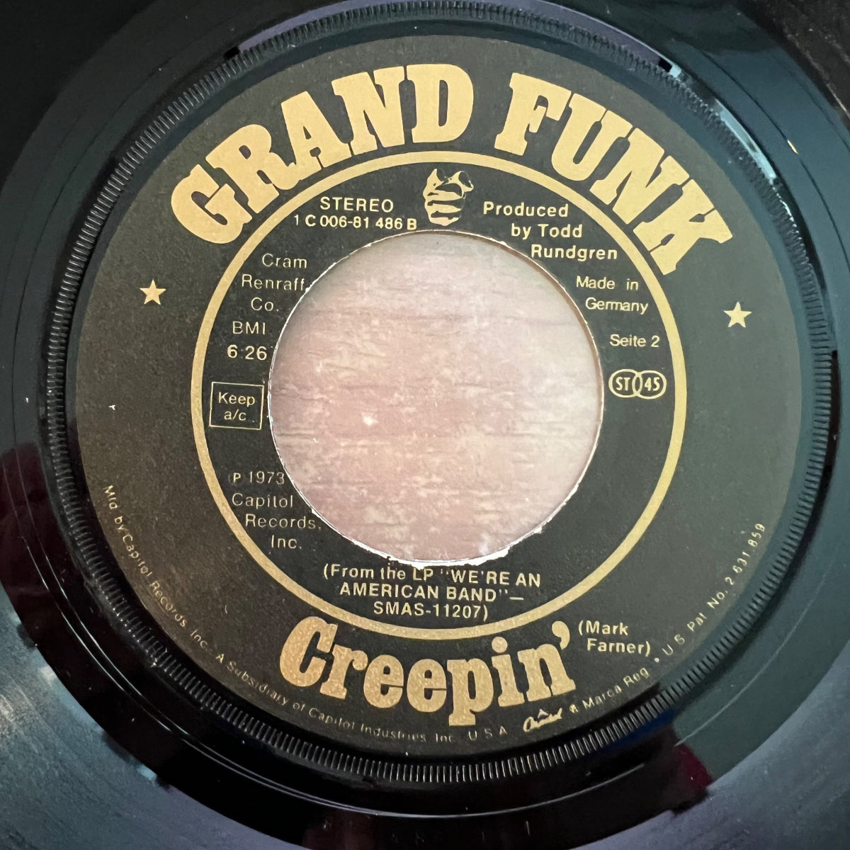 Grand Funk - We're An American Band / 1. D-Press. 1973 - (VG++/VG+)